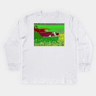 Citroen Traction Avant Kids Long Sleeve T-Shirt